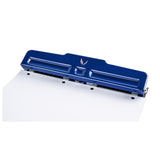 KW-trio Desktop Metal 4-Hole Adjustable Punch 10 Sheet Capacity Paper Hole Puncher with Scraps Collector Reduced Effort