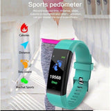 2021 Newest Amazon Hot Sale Color Screen Smart Sport Bracelet 115Plus for Android IOS Fit Bit Smart Bracelet
