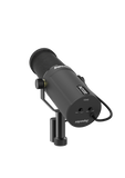 Superlux D421 broadcast dynamic microphone with flat and wide frequency response and low proximity effect for podcasting