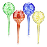 4Pcs Glass Watering Globes, Automatic Drippers Waterers Dripping Equipment for Indoor Outdoor Garden Potted Plants