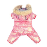 Warm Dog Clothes Winter Thick Fur Pet Puppy Jacket Coat Waterproof Dog Costume Clothing Small Medium Large Dogs