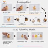 Electronic Pet Baby Educational toys with 8 Different Emotions Interactive Robot panda New Year's Gift Birthday gift for Kids