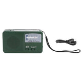 Portable AM/FM Radio Plastic Outdoor Emergency Solar Hand Crank Radio Support Flashlight Mobile Phone Charging
