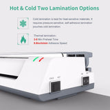 A3/ A4 /A6 Thermal Pouch Laminator with 2 Roller Fast Warm-up Photos File Laminating Machine with Trimmer and Corner Rounder