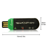 USB Temperature Humidity Data Logger Recorder Storage Temperature Monitoring 12000 Points IP67 Automatically PDF Data Logger