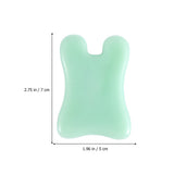 6pcs Board Facial Beauty Tool Natural Jade Guasha Plate