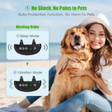 Dog anti bark collar Waterproof Rechargeable Adjustable 7 Sensitivity Levels  Vibration Sound stop Barking Dog Training Collars