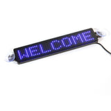 Car LED Display Ultra-thin Message Display Board 12V Car Rear Window Programmable Advertising Moving Scrolling Display Screen