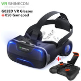 Blu-Ray VR Virtual Reality 3D Glasses Box Stereo VR Google Cardboard Headset Helmet for IOS Android Smartphone,Bluetooth Rocker