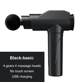 Muscle Massage Gun for Athletes Percussion Massager Body Relaxation Pain Relief Handheld Deep Tissue Massage Gun LCD Display