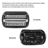 Replacement Shaver Head Compatible for Braun 3 Series 32B Razor Blade Head for Braun 301S 310S 320S 3040S 3080S 350CC