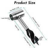 Durable Manual Auger Bushcraft Hand Auger Wrench Wood Drill Peg Tools And Manual Hole Maker Multitool Outdoor