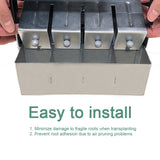 8*2 Inch Seed Soil Blocks Makers Hand-held Soil Blockers Tool Seed Garden Soil Potting Soil Quick Seed Blocks Maker