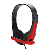 Gaming Headset Single-hole Wired Over-ear Earphones With Microphone 3.5mm Audio Cable For IPad Tablet Smart Phones