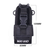 2Pcs Abbree MSC-20D Nylon Carry Case For Walkie Talkie BaoFeng UV-5R UV-5RA UV-5RB UV-5RC/5RE UV-B6 BF-888S TYT Mototrola Radio