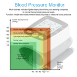 Home Health Care 1pcs Digital Lcd  Arm Wrist  Blood Pressure Monitor Heart Beat Meter Machine Tonometer for Measuring Automatic