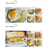 Electric Bread Toaster Machine Temperature Automatic Pop-Up Function 2 Slice Mini  Breakfast Machine for Household 800W MB11