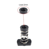 3D Printer T8 POM Anti-Backlash Spring Loaded Nut Elimination2mm / 4mm / 8mm 87HA