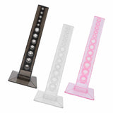 Acrylic Pen Display Stand Flexible Keep Tidy Multifunctional Eyebrow Pen Stand for Home Office Manicure Machine Accessories