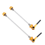 Dropship-ENLEE 1Set Bicycle Axis Skewer Titanium Skewer Front Rear Bikes Quick Release Skewer Lever MTB Parts
