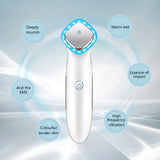 Electric Essence Importer USB Rechargeable LED High Frequency EMS Facial Vibration Massager Lifting Firming Skin Device