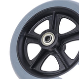 2pcs 6" Wheelchair Casters Small Cart Rollers Chair Wheels Accessories