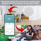 Top Zigbee/Tuya WIFI Smart Air Box Carbon Dioxide Detector CO2 Gas Sensor Formaldehyde VOC Temperature Humidity Sensor App
