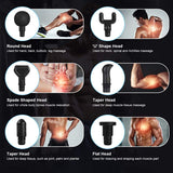 Gun Massage Muscle Phoenix Transparent Body Massager Electric 4 Heads Fascial Gun Relaxation MG53