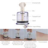 12pcs Anti Cellulite Massage Cans Rotary Handle Vacuum Suction Cans Acupuncture Cupping Cup Nipple Enhancer Cupping Set