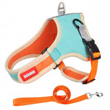 Pet Dog harness Leash Reflective No Pull Adjustable for small Medium Large dogs Safety Vest colalr dog Supplies Dropshipping