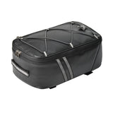 8L Storage Luggage Cycling Accessories With Rain Cover Travel PU Leather Pannier Bike Bag Rack Rear Carrier Trunk Large Capacity