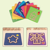Variable Triangles Rainbow Toy Triangle Rainbow Toys Stacking Blocks Montessori Educational Toy Wooden Child Building Toys