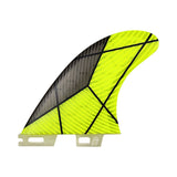 Surf Fins Double Tabs 2 Fins Double Tabs 2 Tri Fin Set Fiberglass Tri-Quad Fins Upsurf Surfboard Fins