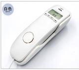 Mini Wall LCD Display Landline Telephone Corded Phone Landline telephones For Home Hotel Small Extension fixed Telephone caller