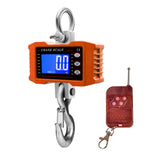 Digital Hanging Scale with Remote Control 1000kg/ 2204lbs Portable Heavy Duty Crane Scale LCD Backlight Industrial Hook Scales