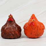 Hen Statue Farmhouse Style Garden Sculpture Animal Ornament Gifts Realistic Patio Lawn Modern Home Decor Lightweight Backyard