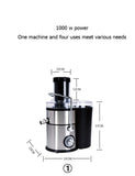 4 in 1 Personal Juicer Blender Mixer Food Processor Multi-function food mixer 1000W Coffee grinder juicer  Milk Frother