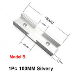 T-Track Intersection Kit Double Cut Profile Universal Cross T-track Connector with Predrilled Mounting Holes Woodworking Clamps