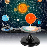Solar System Globes Sun Earth Moon Orbital Planetarium Model Teaching Tool Education Astronomy Demo for DIY Children Toy