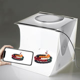 Mini Folding Lightbox Photography Photo Studio Soft Box Background LED Light Soft Boxes Dropshipping