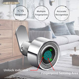 Mini Electronic Glass Cabinet Smart Fingerprint Lock Use For Office Lockers Drawer