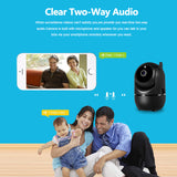 IP Camera Black Smart Home Security Surveillance Camera 1080P Cloud HD Tracking Network Wireless CCTV Smart PLUS WiFi Camera