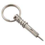 4 Pack Quick Release Pin 1/4 Inch Diameter W/Drop Cam &amp; Spring, Usable Length 1 Inch, Full 316 Stainless Steel, Bimini Top Pin,