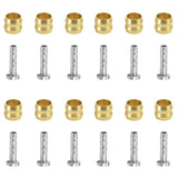 Dropship-12 Pcs Hydraulic Disc Brake Hose Connector Olive Insert Bicycle Disc Brake Connector for Shimano Bh90