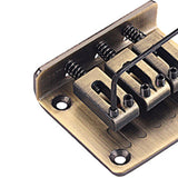 1 Set Cigar Box Guitar Bridge w/ Wrench Set Accs Luthier Tool Bronze Color Guitar Parts  Accessories