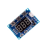 Micro USB DC 2CH Adjustable PWM Signal Generator DIY Duty Cycle Pulse Frequency Module Digital LED Display Tube 5V 12V 24V