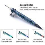 USB Soldering Iron DC5V Temperature Control Electric Iron Pen Electronic Iron Adjustable Temperature Soldering Welding Tool