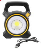 USB Rechargeable 30W COB LED Flood Light Portable Outdoor Garden Work Spot Lamp For Emergency, Maintenance, Garden Work