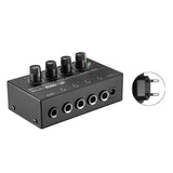 HA400 4 Channels Mini Stereo Headphone Amplifier with Power Adapter US/UK/EU/AU