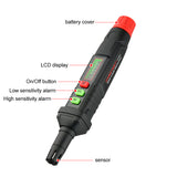 HT61 Pen Type Mini Smart Gas Leak Detector High Low Sensitivity Switch Methane Combustible Flammable Natural Gas Tester Monitor